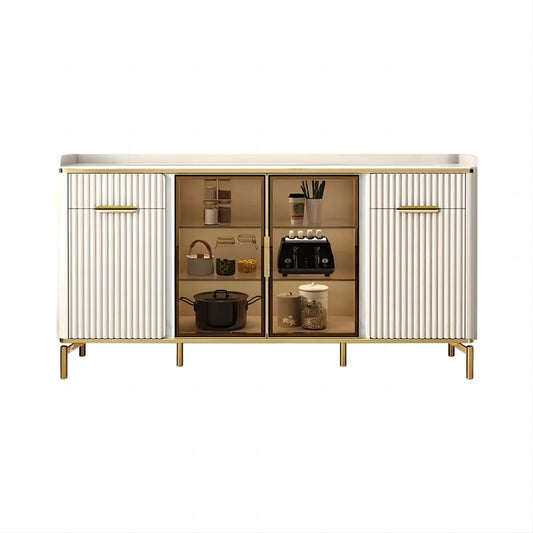 Kitchen Modern Design Multi-functional Wood Sideboard Cabinet Storage Large Space Sideboards Buffet Cabinets